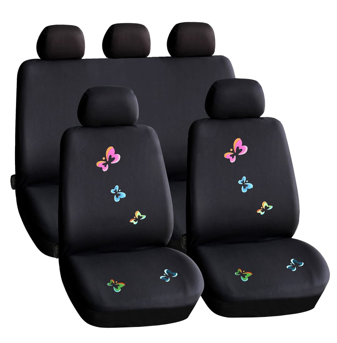 Huse Universale Pentru Scaune Auto - Cu Model Fluturasi