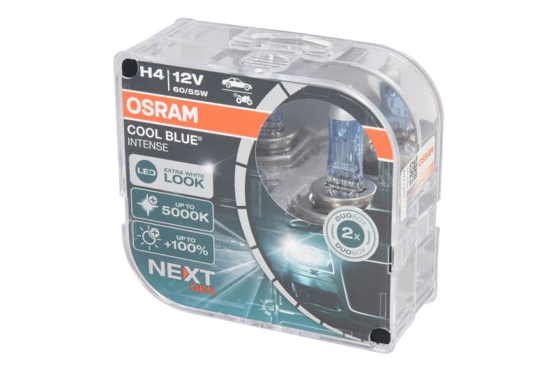 2X Bec Halogen H4 12V Far Auto Cool Blue Intense Osram