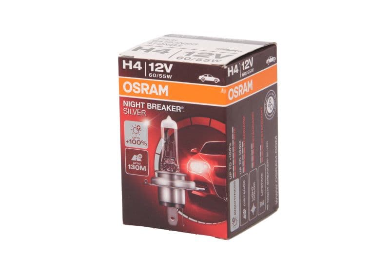 Bec Halogen H4 12V Far Auto Night Breaker Silver Osram