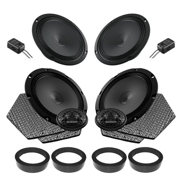 Pachet difuzoare auto Audison Prima dedicat Volkswagen Touareg 2010-2018, RMS 100W, 200mm