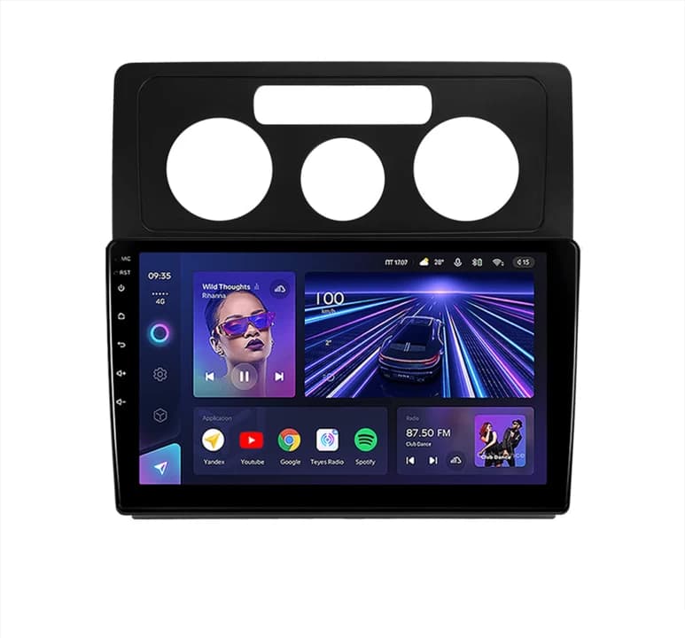 Navigatie Auto Teyes CC3 360° Volkswagen Caddy 3 2004-2010 6+128GB 10.2" QLED Octa-core 1.8Ghz, Android 4G Bluetooth 5.1 DSP