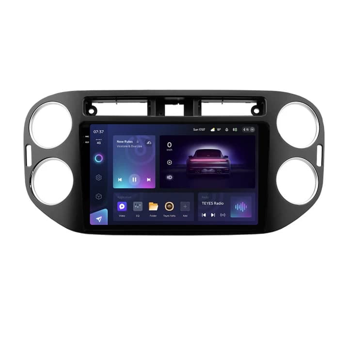 Navigatie Auto Teyes CC3 2K Volkswagen Tiguan 1 2006-2016 6+128GB 9.5" QLED Octa-core 2Ghz, Android 4G Bluetooth 5.1 DSP