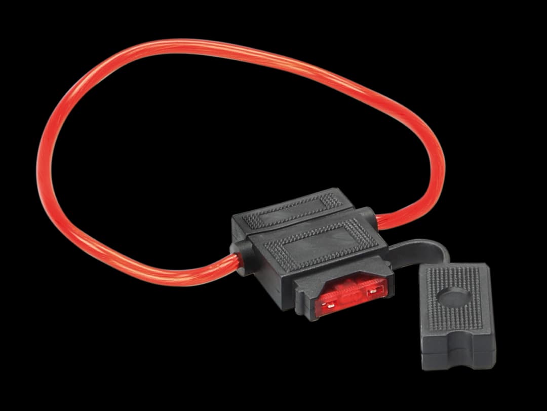 Soclu Siguranta ACV 30.3803-01 10A, cablu 1,5 mm² / 30 cm rosu