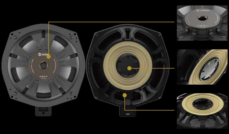 Subwoofer Auto Rainbow IL-W8 BMW, 4 OHM, 80W RMS, 2 buc