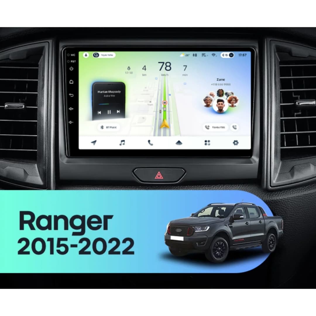 Navigatie Auto Teyes CC4L DTS Ford Ranger P703 2015-2022 6+64GB 9" QLED Qualcomm 2Ghz, Android 4G Bluetooth 5.1 DSP