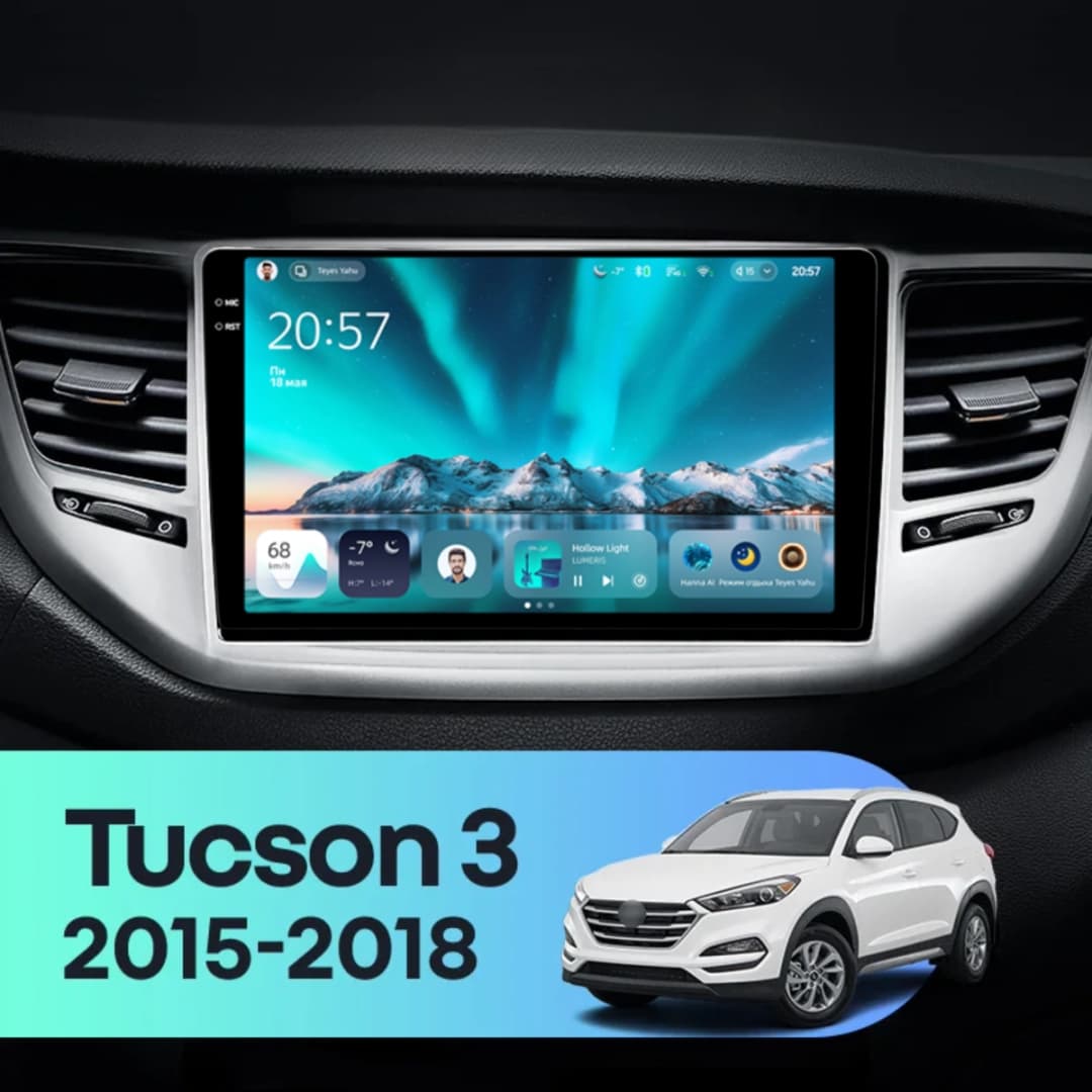 Navigatie Auto Teyes CC4 Hyundai Tucson 3 2015-2018 6+128GB 9.5" QLED Octa-core 2.7Ghz, Android 4G Bluetooth 5.1 DSP
