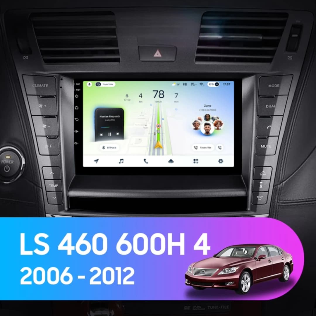 Navigatie Auto Teyes CC4L DTS Lexus LS 2006-2012 6+64GB 9" QLED Qualcomm 2Ghz, Android 4G Bluetooth 5.1 DSP