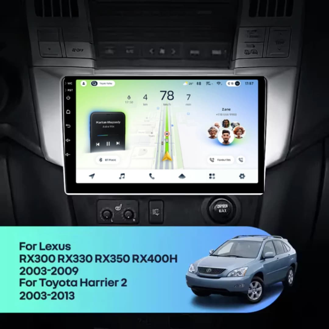 Navigatie Auto Teyes CC4L DTS Lexus RX 2003-2023 6+64GB 9" QLED Qualcomm 2Ghz, Android 4G Bluetooth 5.1 DSP