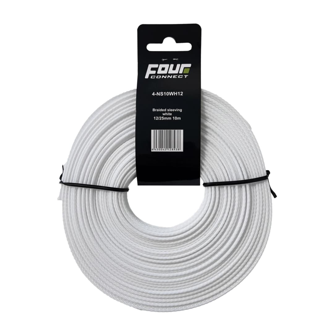 Tresa Cablu FOUR Connect 4-NS10WH12, 10 M, Alb, 12/25 mm