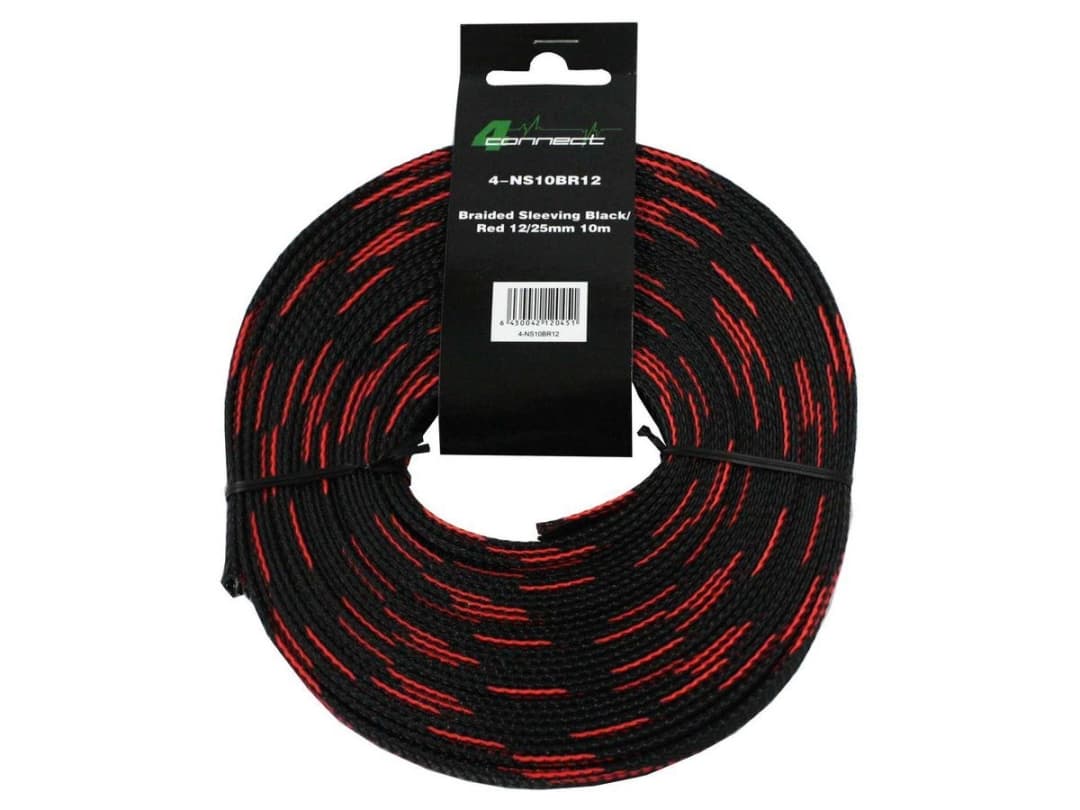 Tresa Cablu FOUR Connect 4-NS10BR12, 10 M, Rosu/Negru, 12/25 mm