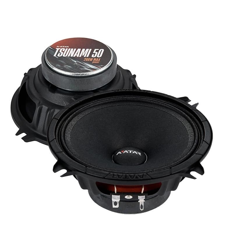Set 2 Difuzoare Auto Avatar Tsunami 50, Midrange 130mm, 100W RMS, 4 Ohm