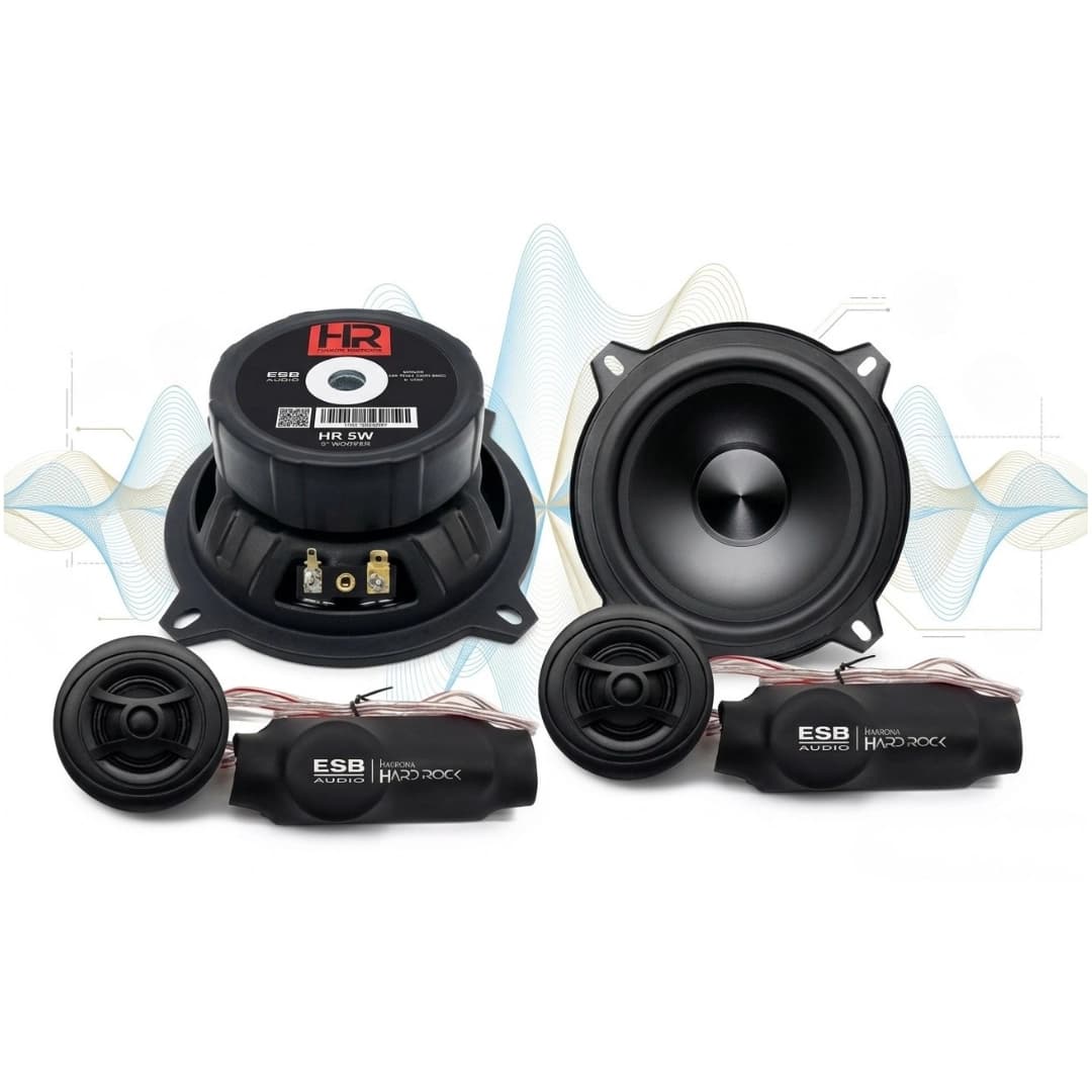 Set 2 Difuzoare Auto ESB Harmony HR 5K2X, Component 130mm, 60W RMS, 4 Ohm