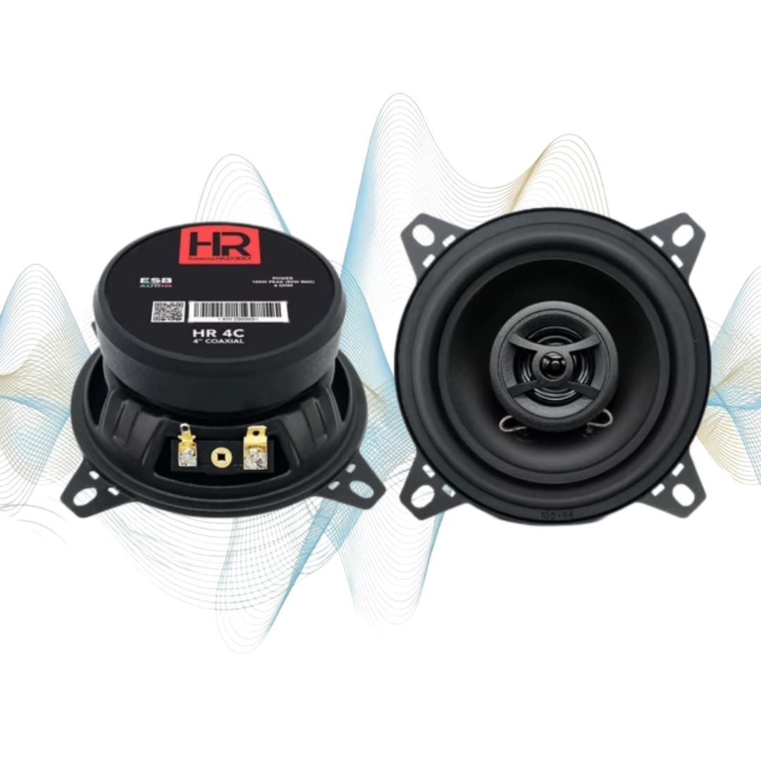 Set 2 Difuzoare Auto Coaxiale ESB Harmony HR 4C, 100mm, 45W RMS, 4 Ohm