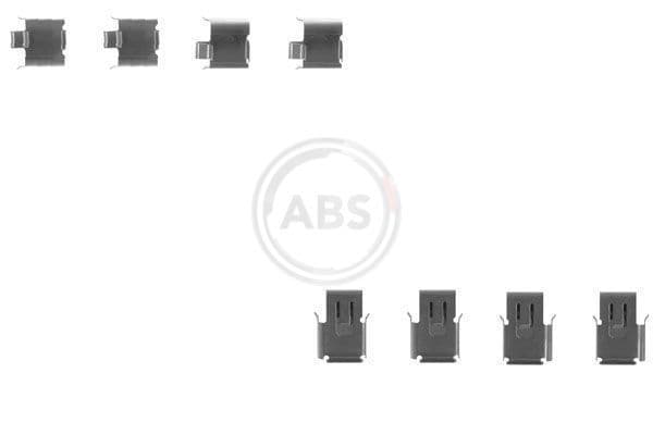 Set accesorii, placute frana ABS 1171Q