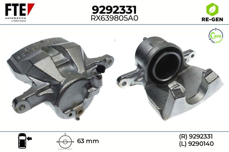 Etrier frana FTE 9292331