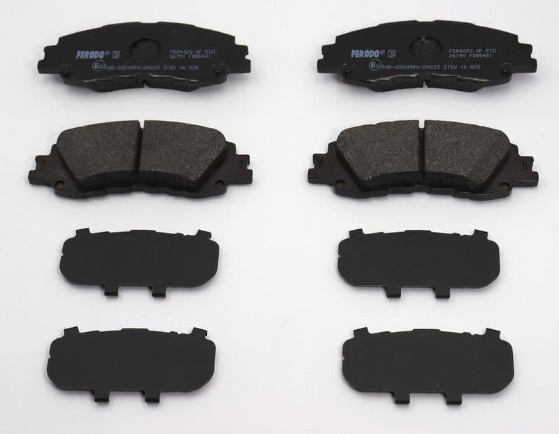 set placute frana,frana disc FERODO PREMIER ECO FRICTION FDB5481