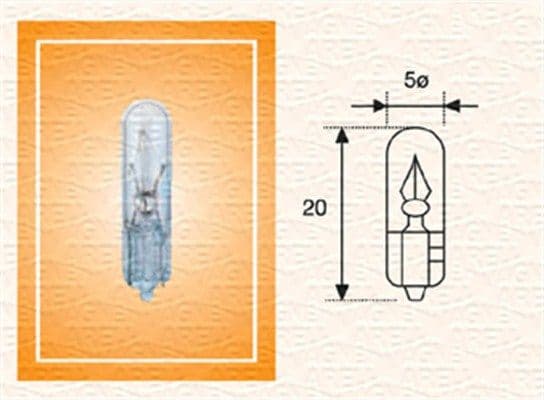 Bec, lumini bord MAGNETI MARELLI HEAVY DUTY 003722100000