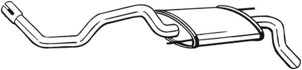 Toba esapament finala BOSAL 233-605