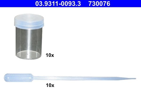 Set pentru mostre, lichid frana ATE 03.9311-0093.3