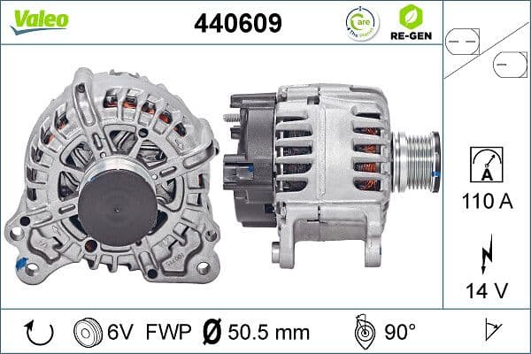 Generator / Alternator VALEO 440609