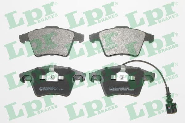 set placute frana,frana disc LPR 05P1205