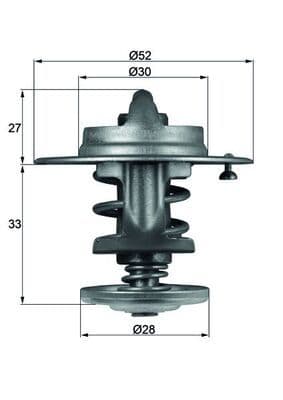 termostat,lichid racire MAHLE BEHR TX 80 83