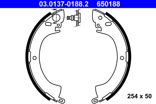 Set saboti frana ATE 03.0137-0188.2