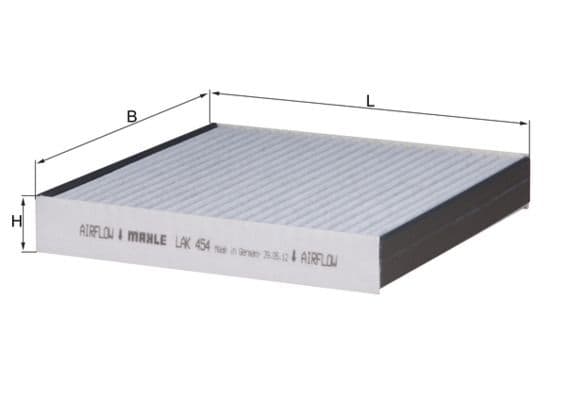 Filtru, aer habitaclu KNECHT LAK 454