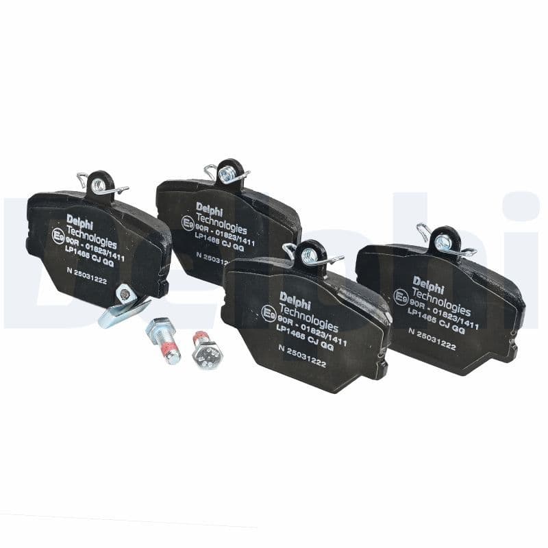 set placute frana,frana disc DELPHI LP1465