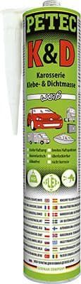 adeziv pentru caroserie PETEC BODY ADHESIVE & SEALANT, WHITE 94530