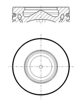 Piston MAHLE 081 PI 00119 000