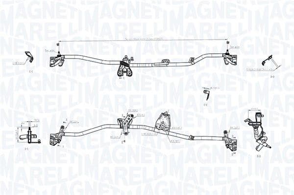 Legaturi stergator parbriz MAGNETI MARELLI 085570704010
