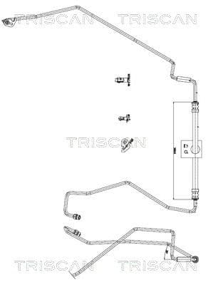 Furtun hidraulic, sistem de directie TRISCAN 8516 16046