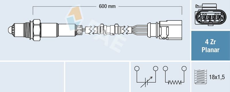 Sonda Lambda FAE 77458