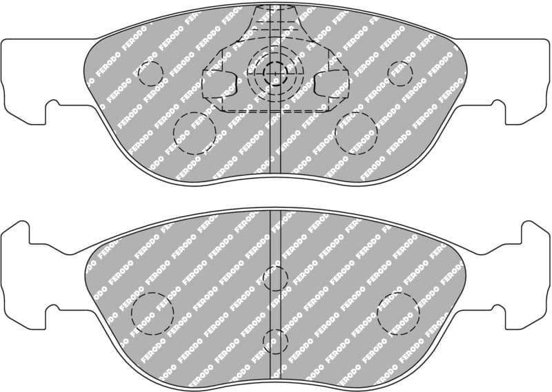 set placute frana,frana disc FERODO FCP1056H