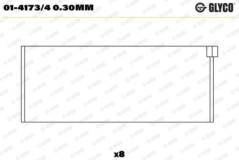 Cuzinet bielă GLYCO 01-4173/4 0.30mm