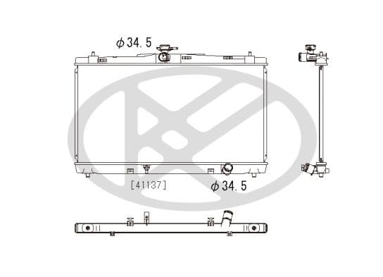 Radiator, racire motor KOYORAD PL012679R