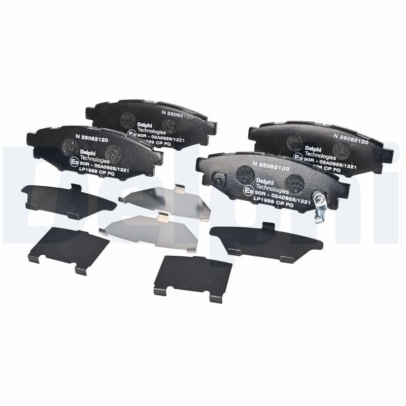 set placute frana,frana disc DELPHI LP1999