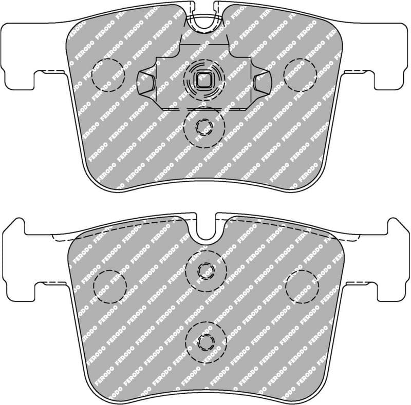 set placute frana,frana disc FERODO FCP4394H