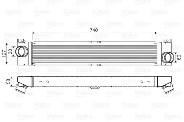 Intercooler, compresor VALEO 818569