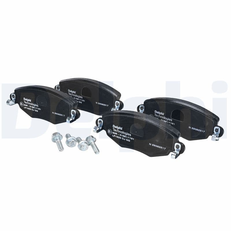 set placute frana,frana disc DELPHI LP1533