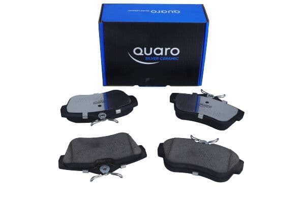 set placute frana,frana disc QUARO SILVER CERAMIC QP6393C