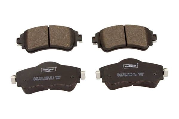 set placute frana,frana disc MAXGEAR 19-3027