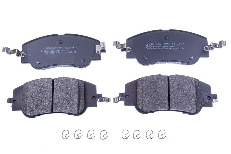 set placute frana,frana disc DENCKERMANN B111909
