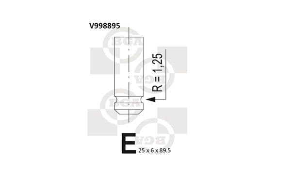 Supapa evacuare BGA V998895