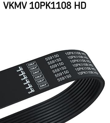 Curea transmisie cu caneluri SKF VKMV 10PK1108 HD