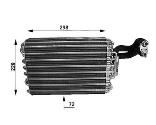Evaporator, aer conditionat MAHLE BEHR AE 31 000S