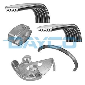 Set curea transmisie cu caneluri DAYCO PVE001