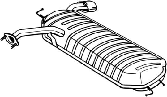 Toba esapament finala BOSAL 165-069