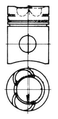 Piston KOLBENSCHMIDT 93369700